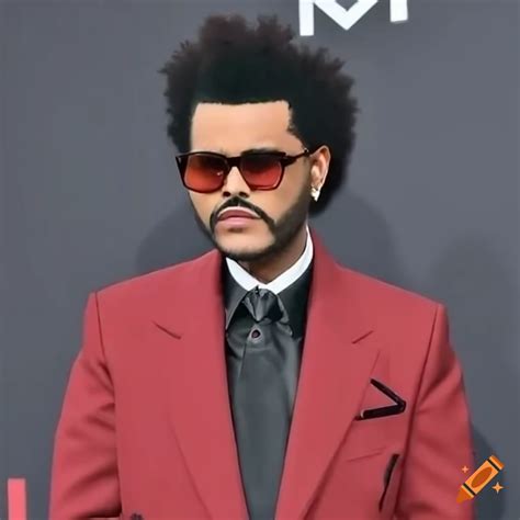 the weeknd red suit - weeknd's red suit review.